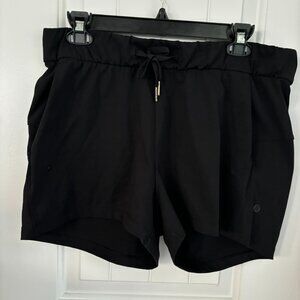 Black Lululemon Drawskirt Short